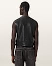 Davies Leather Waistcoat