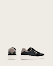 Regan Leather And Suede Low-Top Trainers