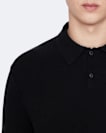 Statten Long Sleeve Ramskull Polo Jumper
