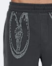 Stamped jersey sweatshorts