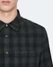 Regular-fit printed check shirt