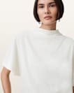 Leslie Satin Short Sleeve Top