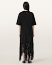 Josie Tiered Lace Midi Skirt