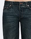 Tinted Dark Indigo Nico Low-Rise Wide-Leg Jeans