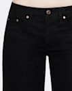 Jet Black Nico Low-Rise Wide-Leg Jeans