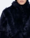 Tosca Long-Hair Shearling Coat