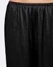 Crepe elasticated wide-leg trousers