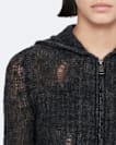 Mabel Cropped Alpaca-Blend Hoodie