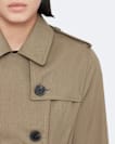 Leonard Double-Breasted Cotton Trench Coat