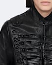 Rummy Cropped Leather Jacket