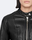 Comet Cropped Leather Jacket