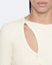 Cruz asymmetric button-front cardigan