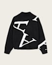 A Star High Neck Jacquard Jumper