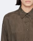 Yurra cupro tied shirt dress