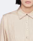 Artemis Silk-Blend Mini Shirt Dress