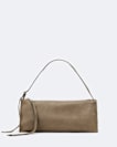 Siloh Pinked-Edge Leather Shoulder Bag