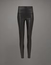 Cora High-Rise Skinny Fit Faux Leggings