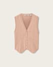 Cruz Ribbed Knitted Waistcoat