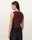 Cruz Ribbed Knitted Waistcoat