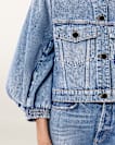Luca Cropped Denim Jacket