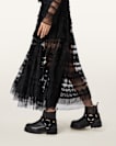 Maddie Ankle Length Leather Biker Boots