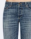 Vintage Indigo Nico Low-Rise Wide-Leg Jeans