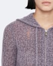 Mabel Cropped Alpaca-Blend Hoodie