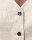 Averie Relaxed Fit Linen Waistcoat