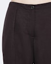 Leonie Mid-Rise Satin Wide-Leg Trousers