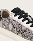 Shana Low Top Metallic Leather Trainers
