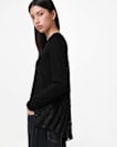 Dott Relaxed Fit Mesh Panel Jumper