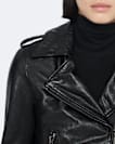 Errie Leather Biker Jacket