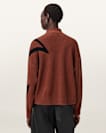 A Star High Neck Jacquard Jumper