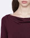 Romi Cowl-Neck Regular-Fit Top