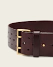 Leo Leather Wide Belt