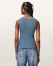 Katarina Boat Neck Slim Fit Tank Top