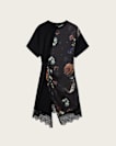 Lana Lace Floral Mini Dress