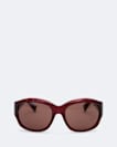 Kaelen Wrapped Oval Sunglasses