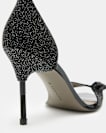 Betty Square Toe Leather Heeled Sandals