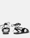 Donna Leather Rope Strappy Sandals