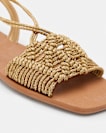 Donna Leather Rope Strappy Sandals