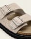 Randal Buckled Suede Sandals