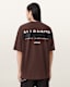Redact Oversized Embroidered Logo T-Shirt