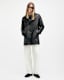 Kessler Double Breasted Leather Coat