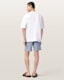 Asher Straight Fit Ramskull Sweat Shorts