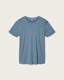 Figure Crew Neck Raw Edge T-Shirt