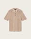 Aspen Waffle Texture Ramskull Polo Shirt