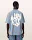 Orlando Logo Print Oversized T-Shirt