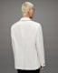Canis Satin Trim Relaxed Fit Blazer