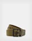 Jesse Webbing Leather Belt